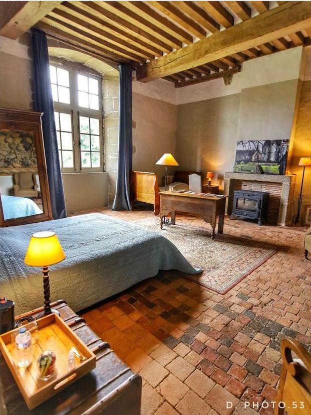 Chateau De Bourgon Montourtier Kültér fotó